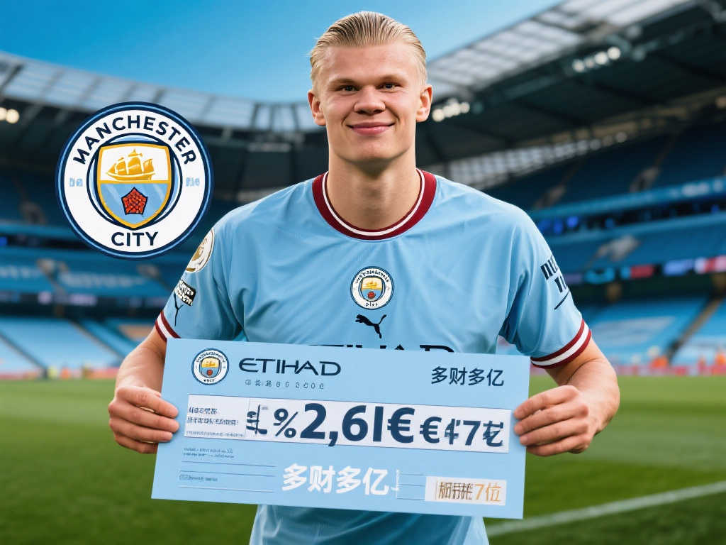 哈兰德新合同总值2.6亿，跻身国际体坛第七高薪